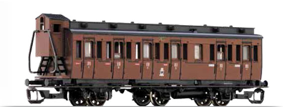 Compartment Passenger car 3rd class with brakemans cabin<br /><a href='images/pictures/Tillig/217434_b.jpg' target='_blank'>Full size image</a>